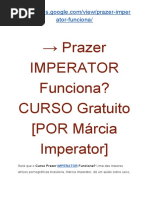 → CURSO Prazer IMPERATOR Depoimentos | CURSO Gratuito [POR Márcia Imperator]