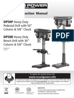 Original Instruction Manual: DP58P Heavy Duty