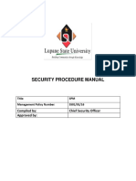 Security Procedure Manual 3