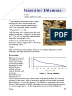 The Deaerator Dilemma: by James Mcdonald, Originally Published: CSTR - September 2006