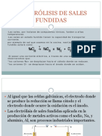 Electrólisis de Sales Fundidas