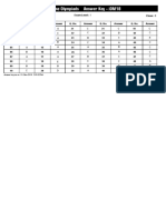 Class 8 IOM Answer Key Set CC 2018