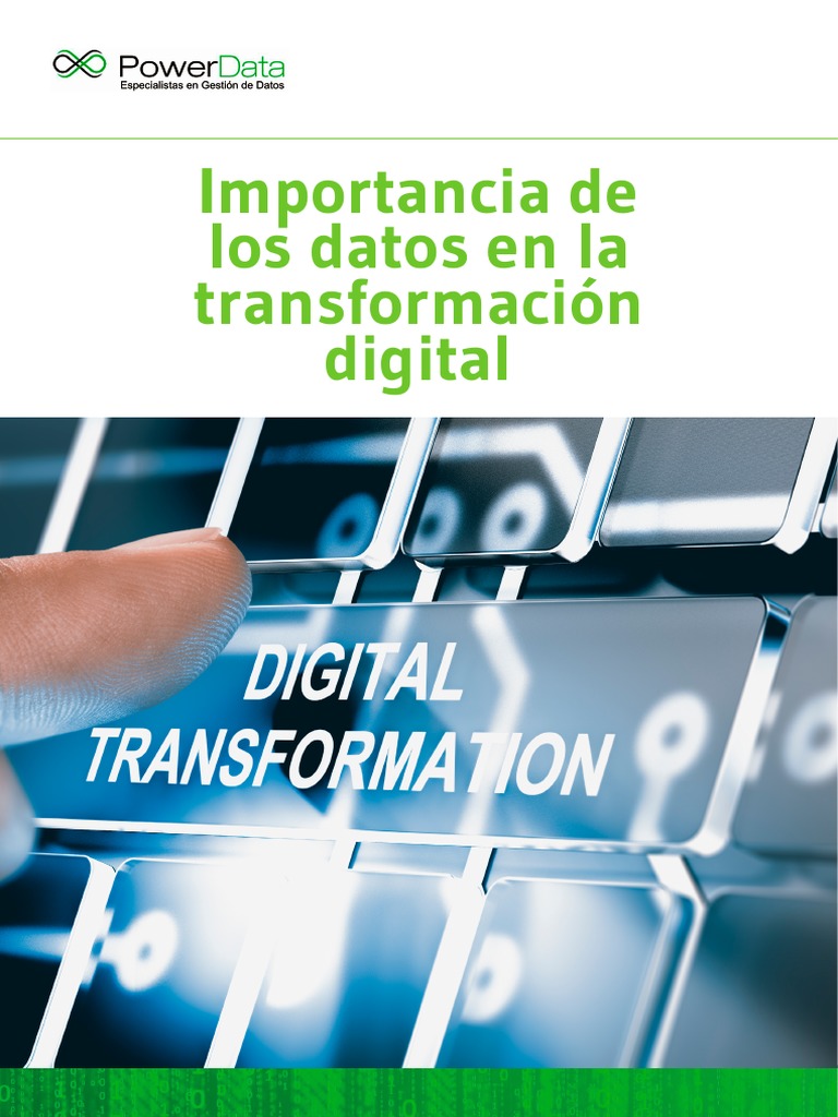 Datos: Clave en la Transformación Digital | PDF | Computación en la ...