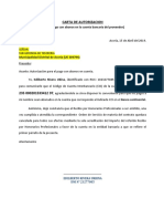 Carta de Autorizacion CCI