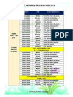 Jadual Tazkirah Pagi