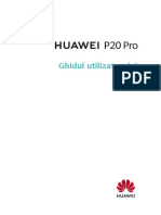 HUAWEI P20 Pro Ghidul Utilizatorului - (EMUI9.0 - 01, RO, Normal) PDF