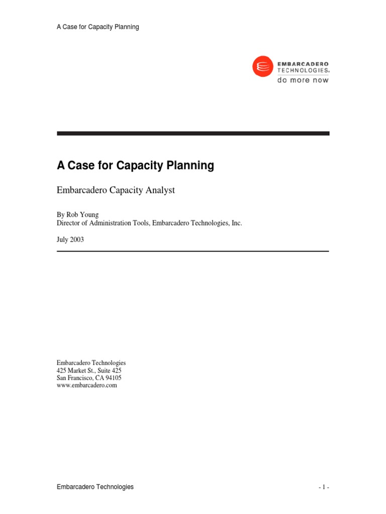Capacity Planning for Databases Explained | PDF | Database Index ...