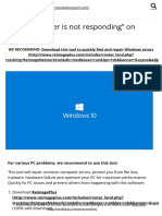 Fix - DNS Server Is Not Responding - On Windows 10 PDF