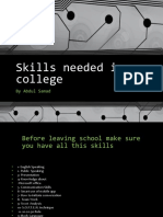 Skills Needed in College
