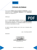 Certificado trabajo consorcio terrasur operario fierrero