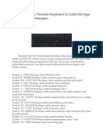 Kumpulan Kode Perintah Keyboard Di AutoCAD Agar Mempercepat Pekerjaan