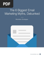 6 Email Marketing Myths, Debunked