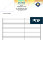 LAC SESSION Attendance Sheet