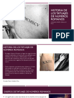 Zoraida María Ceballos Ríos - Historia de Los Tatuajes de Números Romanos
