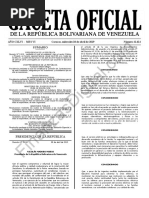 Gaceta Oficial 41614 Sumario