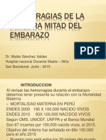 3 - Hemorragias de La Primera Mitad Del Embarazo