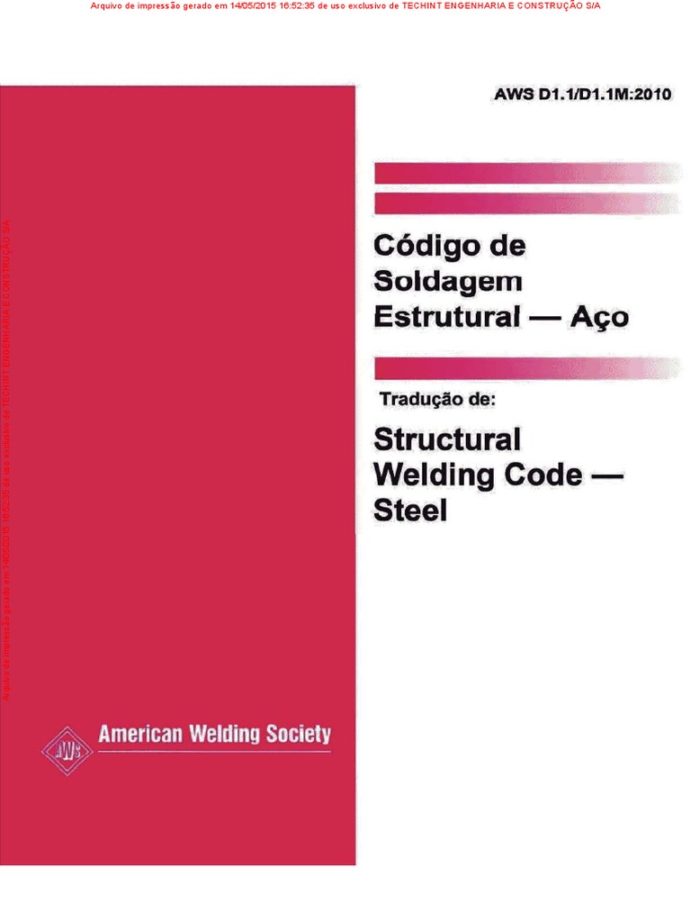 Aws D1 1 2010 Pdf