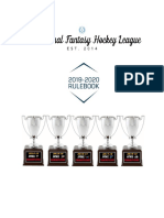 2019-20 IFHL Rulebook