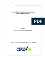 20 Años de Relaciones Comerciales Entre China y Argentina PDF