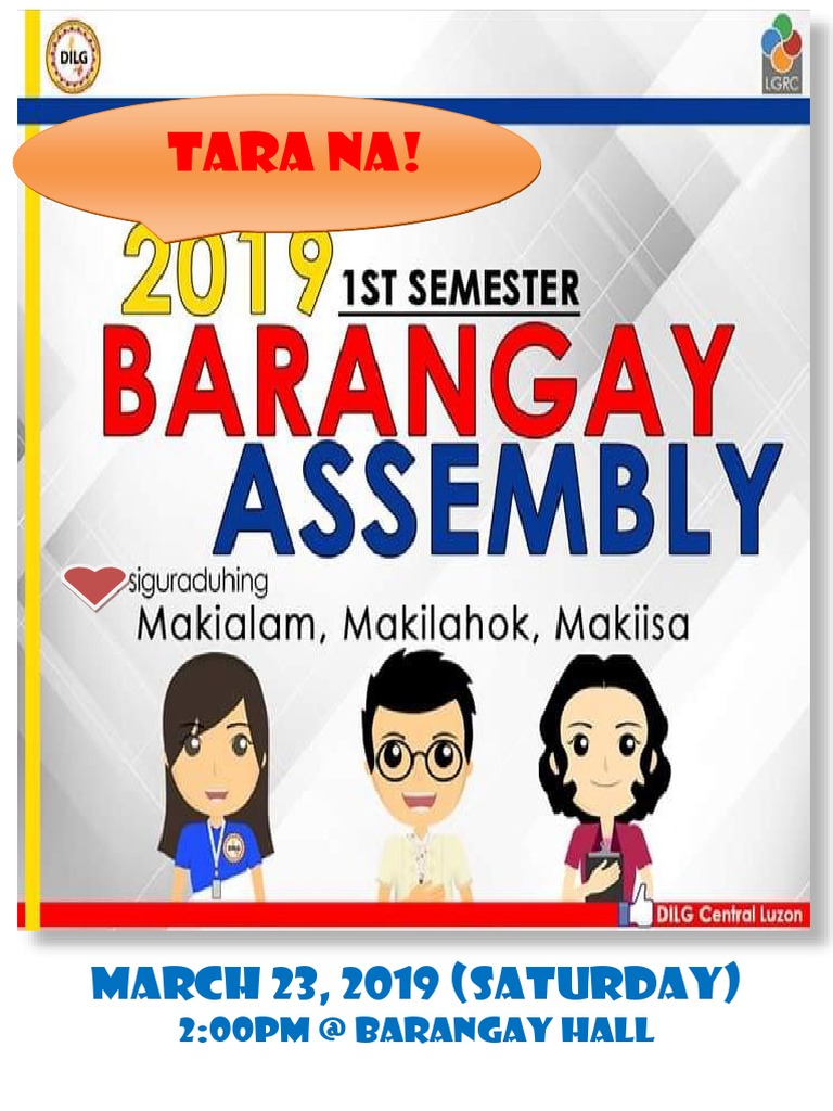 Community Event at Barangay Hall | PDF