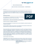 Edital 201901 - Programa de Pós-Graduação Lato Sensu Da FGV DIREITO SP (FGVLAW)