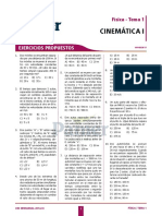 Cinemática I: Ejercicios Propuestos