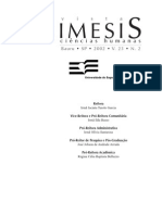 Mimesis Vol23 n2 2002 Catroga