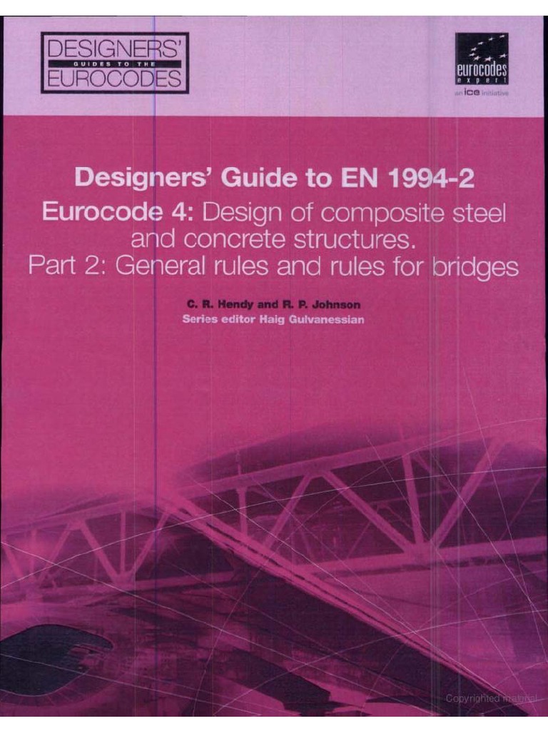 Designs-Guide-to-en-1994-Part 2 Bridges-Eurocode-4 PDF | PDF | Bending ...