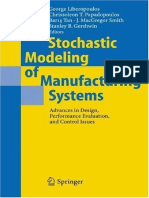 Stochastic Modeling of Manufacturing Systems PDF