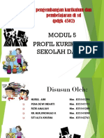 Pengembangan Kurikulum Dan Pembelajaran Di SD Modul 5