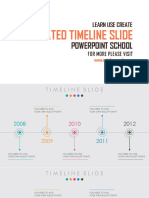 Animated PowerPoint Timeline Slide by PowerPoint School