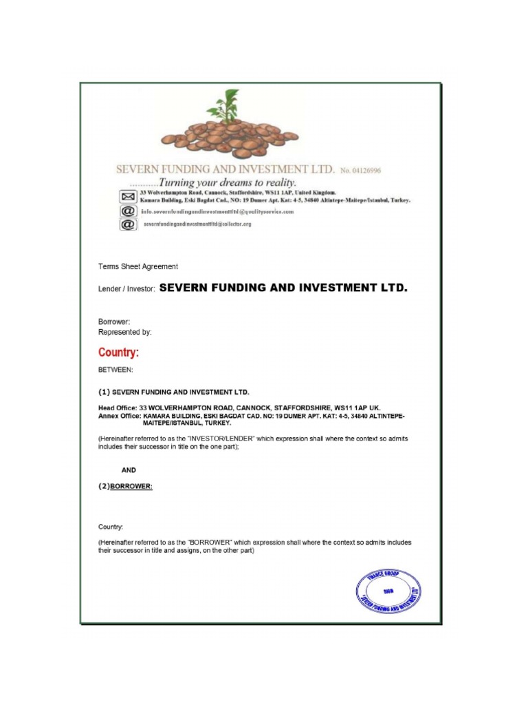Severn Funding and Investment Ltd1 PDF