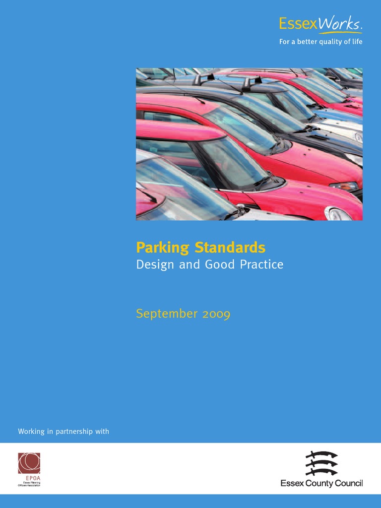Parking Standards 2009 Pdf Pdf Parking Parking Lot