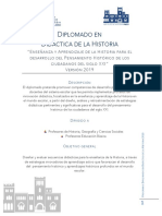 Diplomado Didactica de La Historia Pucv 2019
