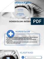 HORDEOLUM INTERNUM Presentation