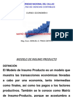 Matriz de Transacciones Económicas