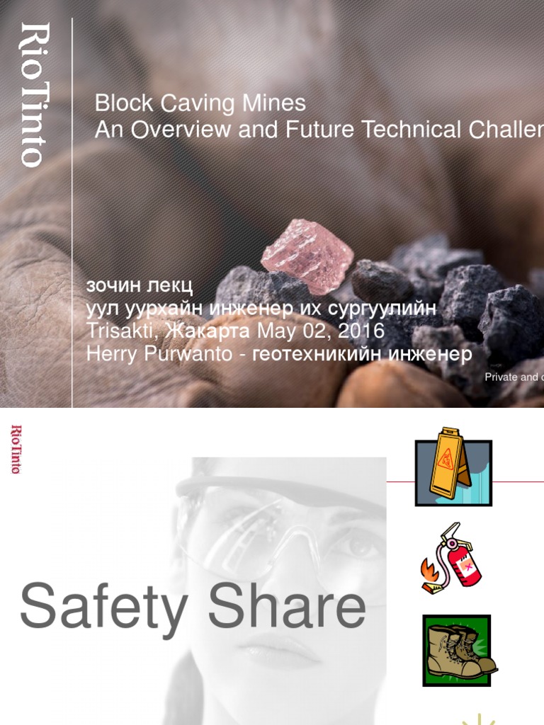 Block Caving Mines: Overview & Challenges | PDF | Economic Geology ...