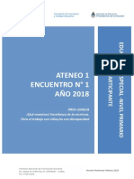 1.1.a. Anexo 1 Ateneo Didáctico #1 Encuentro 1 Primaria Lengua Primer Ciclo Docentes