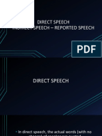 Direct Indirect Speech Garde Xi