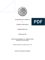 Norma NMX-B-310-1981-SCFI Método de Prueba a la tensión para productos de acero..pdf