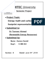 Energy Audit RER Project