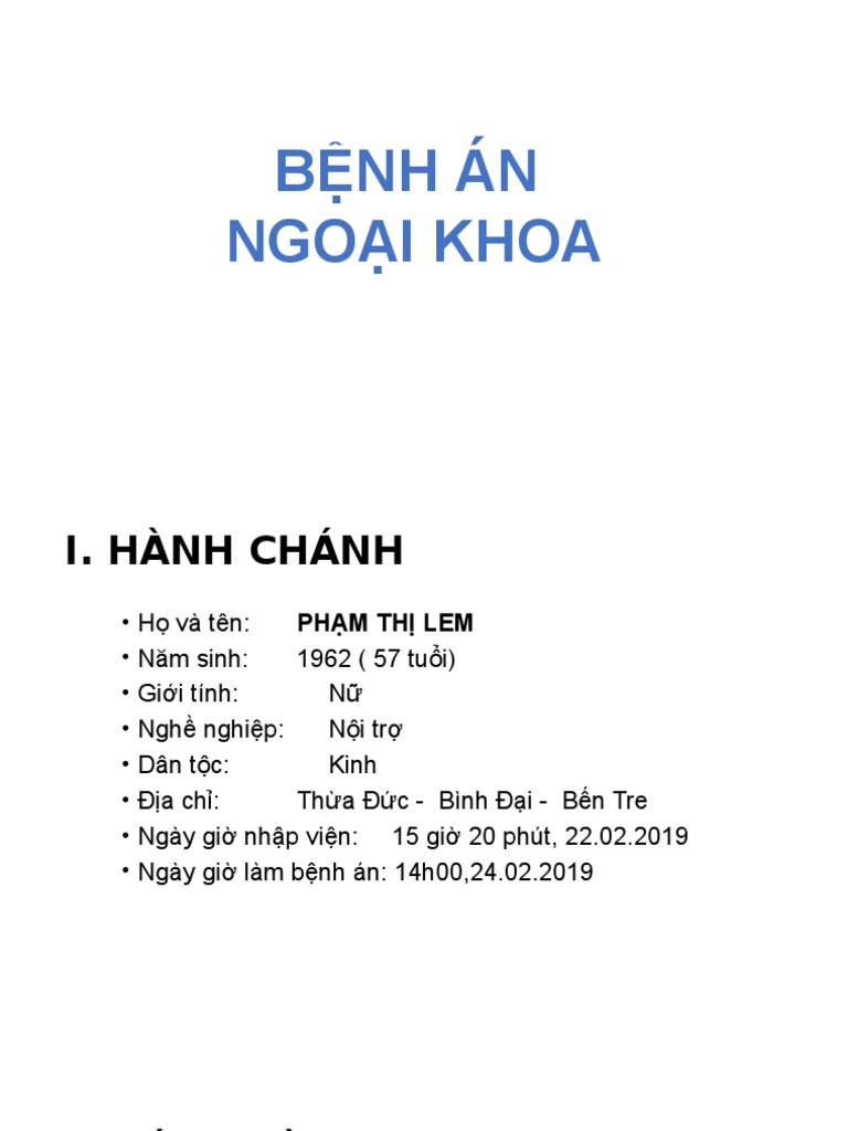 DIỄN TIẾN HẬU PHẪU SAU MỔ UNG THƯ TRỰC TRÀNG Ở BỆNH NHÂN NAM