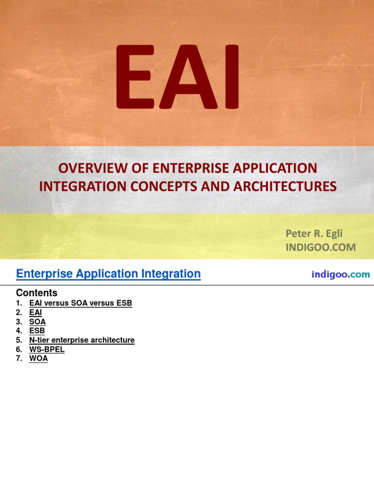 Enterprise Integration 130808154324 Phpapp01 PDF | PDF | Service ...