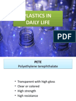 Plastics in Daily Life