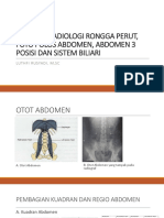 Anatomi Radiologi Rongga Perut, Foto Polos Abdomen