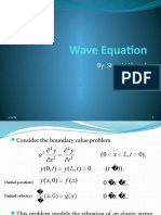 Wave Equation: By: Shoaib Ahmed