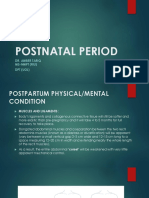 Postnatal Period