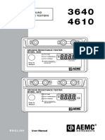 AEMC Ground Resistance Testers 3640 & 4610 PDF