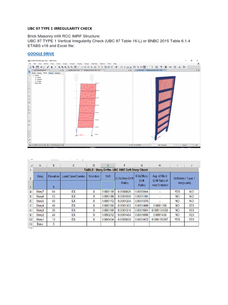 UBC 97 Type 1 Irregularity Check Guide | PDF | Building Materials ...