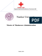 Nankai University: Master of Businesses Administration